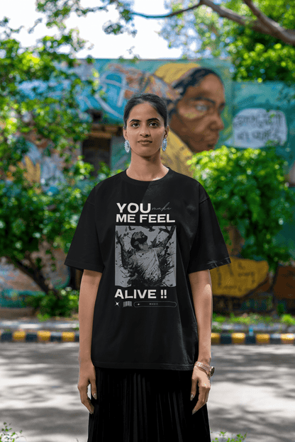 Premium Oversized French Terry Cotton Coldplay Concert T-shirt – 240 GSM - YORD