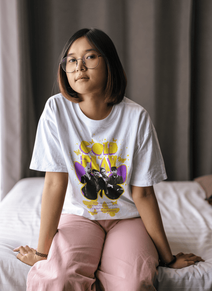Premium Oversized French Terry Cotton Coldplay Concert T-Shirt – Luxury 240 GSM Fabric - YORD