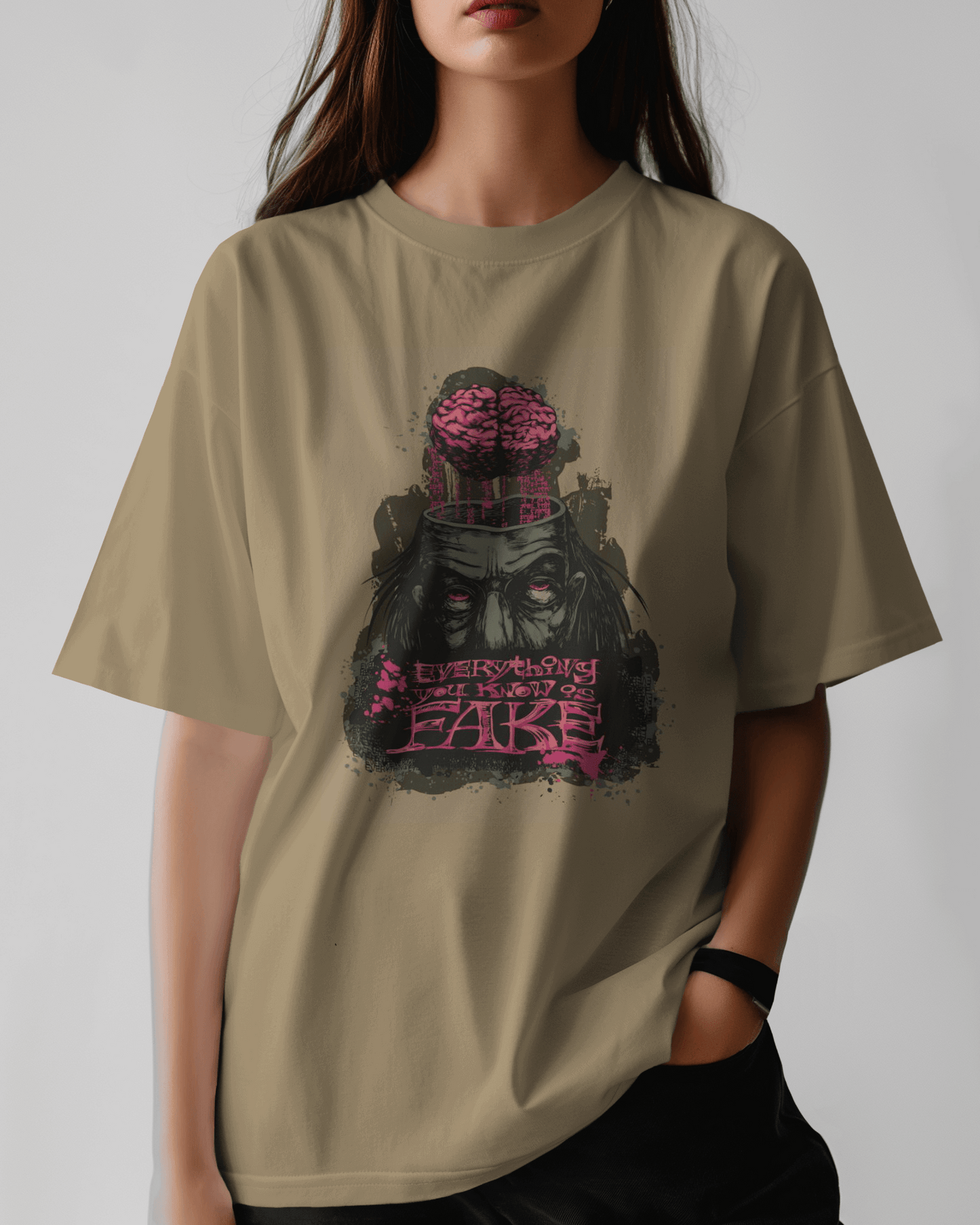 Premium Oversized 'Have A Seat' Graphic T-shirt - YORD