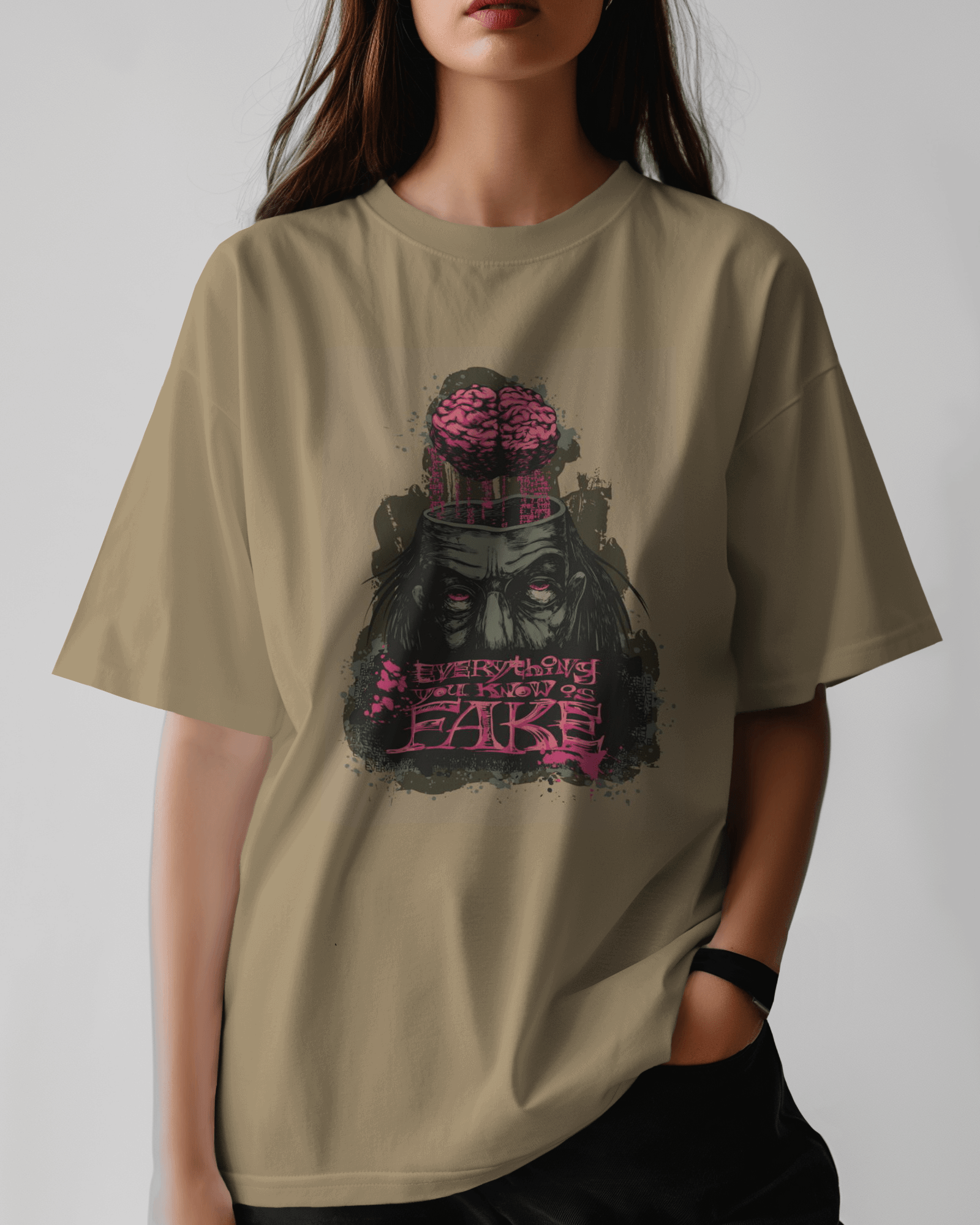 Premium Oversized 'Have A Seat' Graphic T-shirt - YORD
