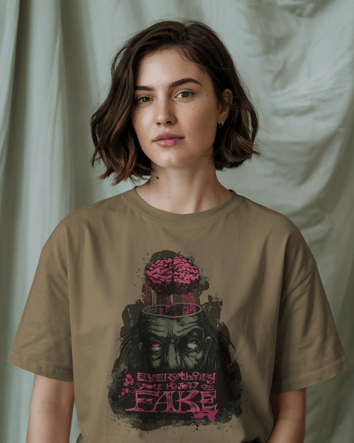 Premium Oversized 'Have A Seat' Graphic T-shirt - YORD