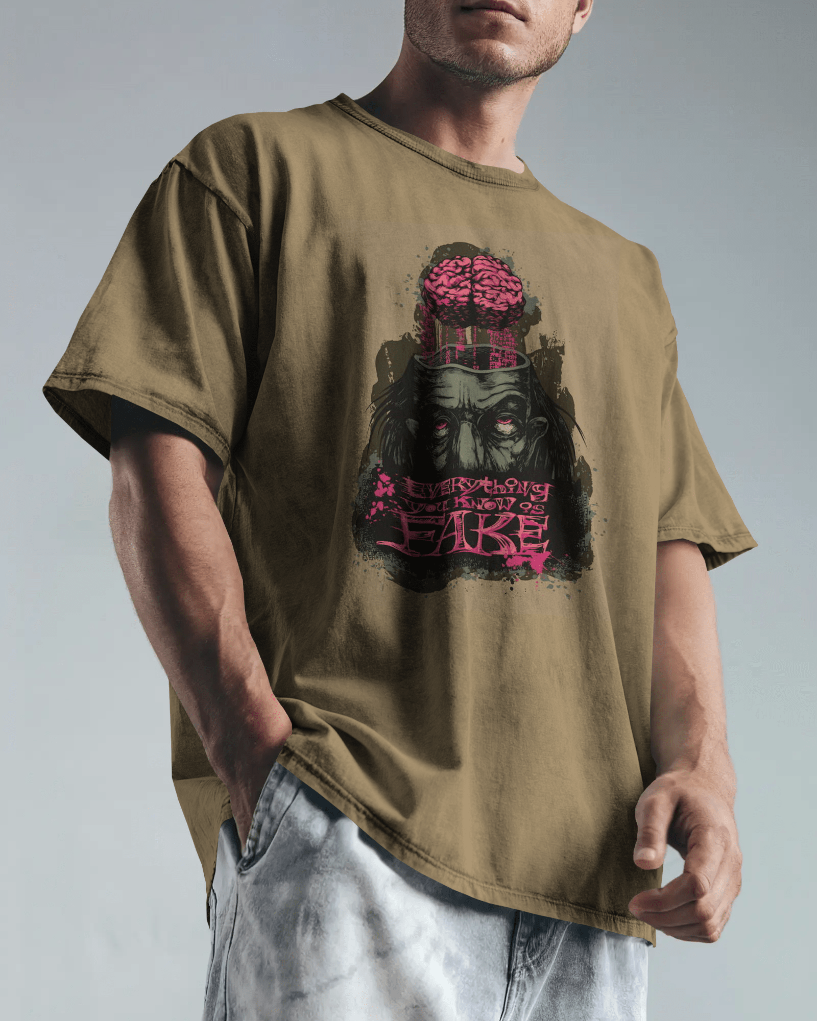 Premium Oversized 'Have A Seat' Graphic T-shirt - YORD
