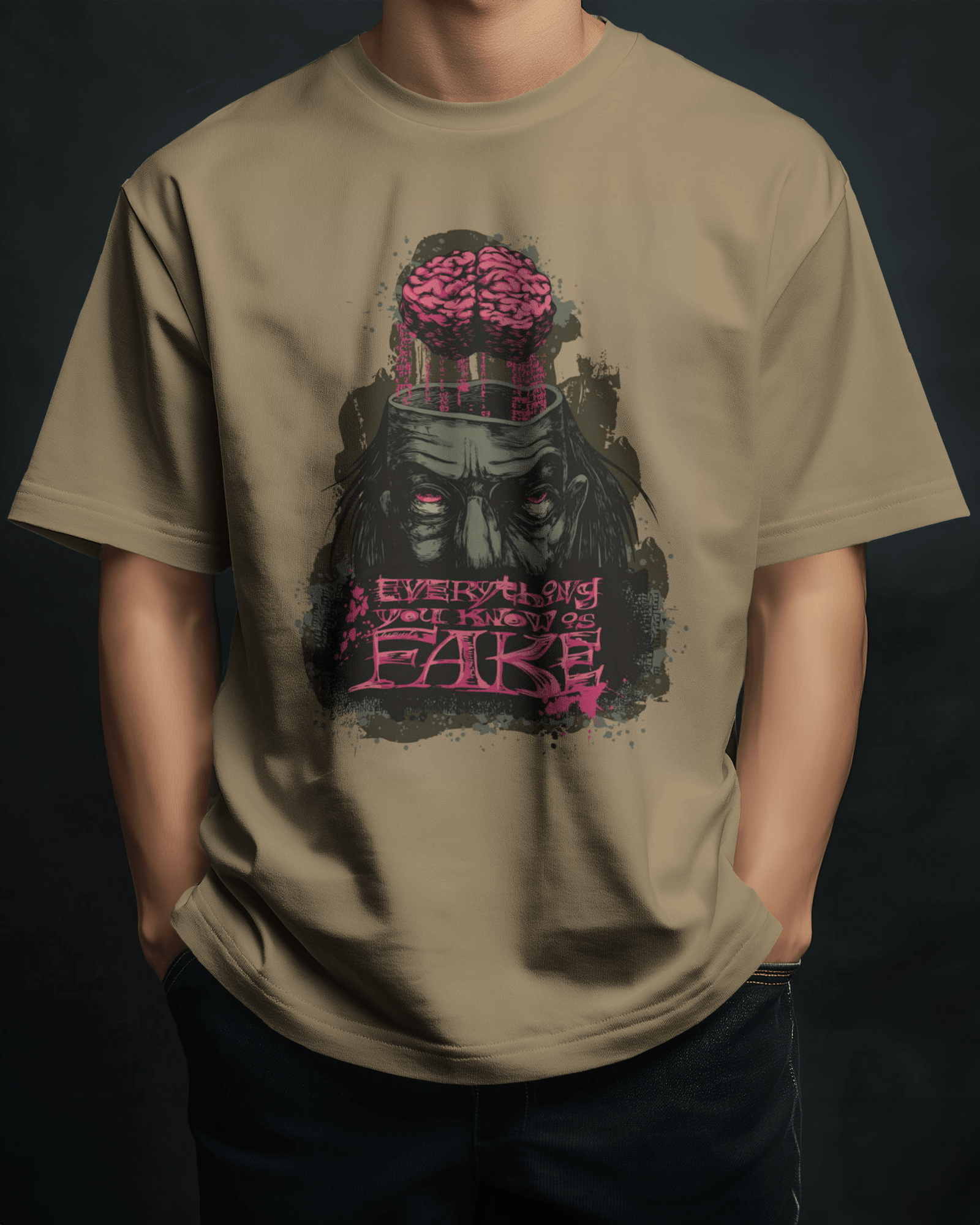 Premium Oversized 'Have A Seat' Graphic T-shirt - YORD