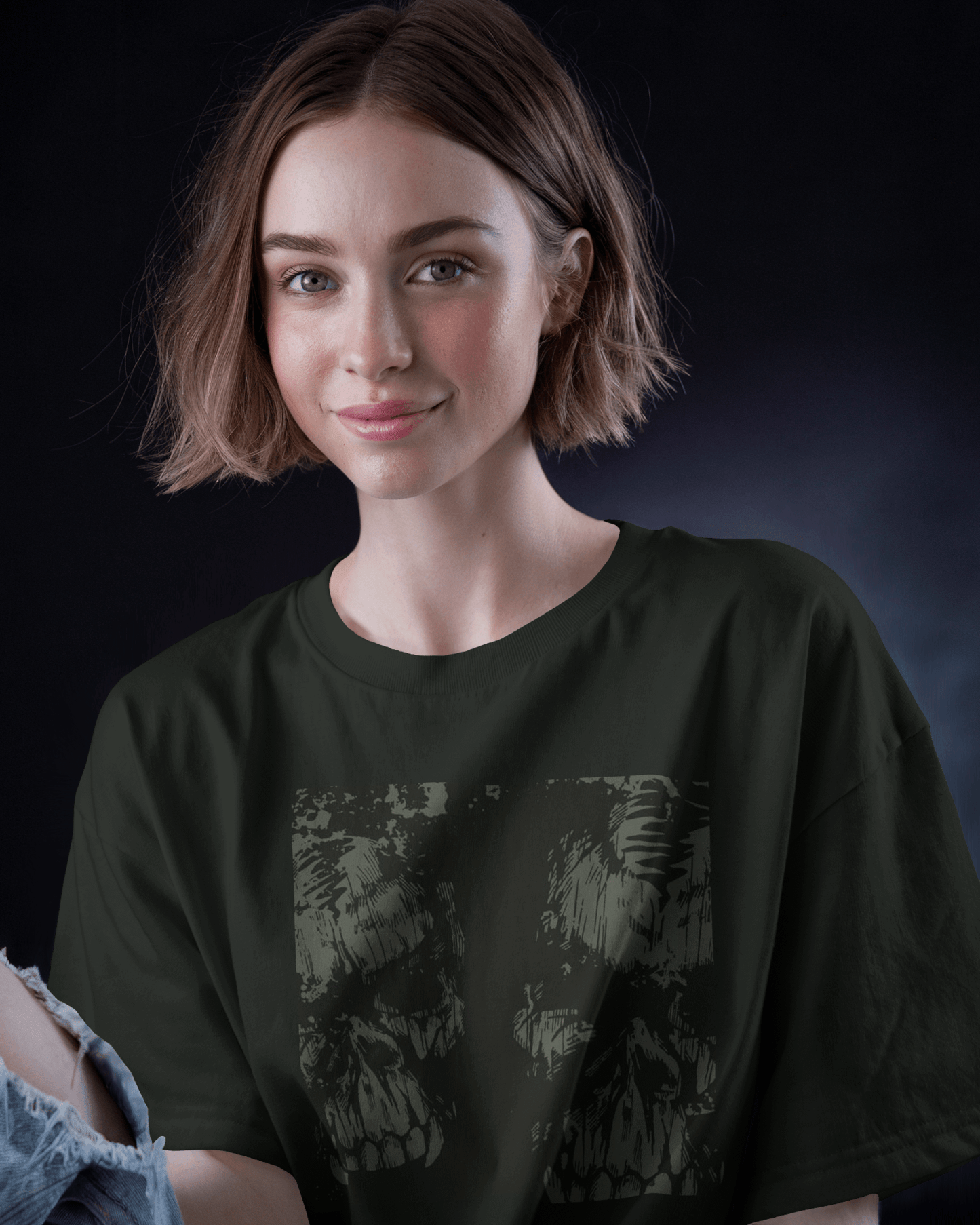 Premium Oversized Skull Graphic T-Shirt | Limited Edition - YORD