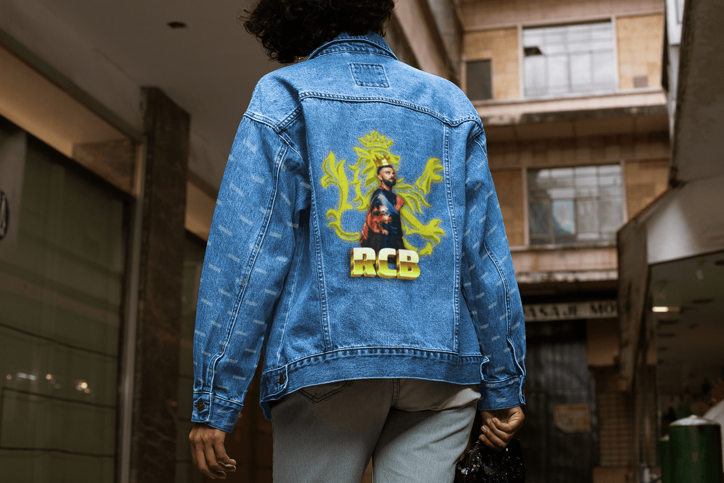 Premium RCB Royal Challengers Limited Edition Denim Jacket - YORD