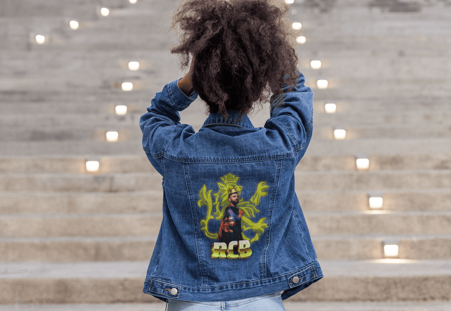 Premium RCB Royal Challengers Limited Edition Denim Jacket - YORD