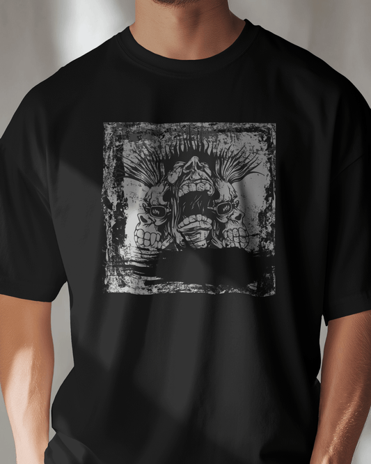 Premium Skull Rage Graphic T-shirt | Limited Edition - YORD