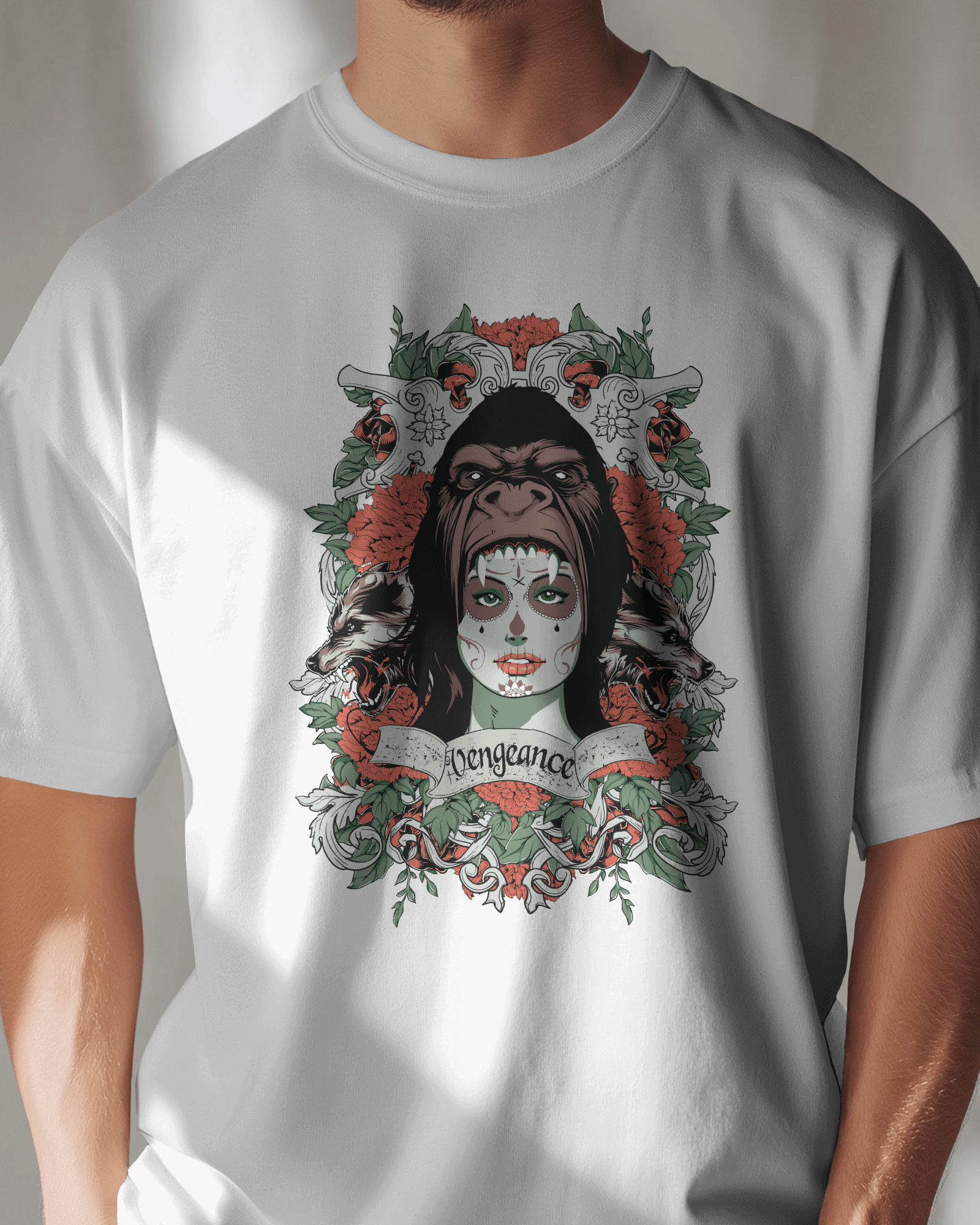 Premium Vengeance Gothic Art Regular T-shirt - YORD