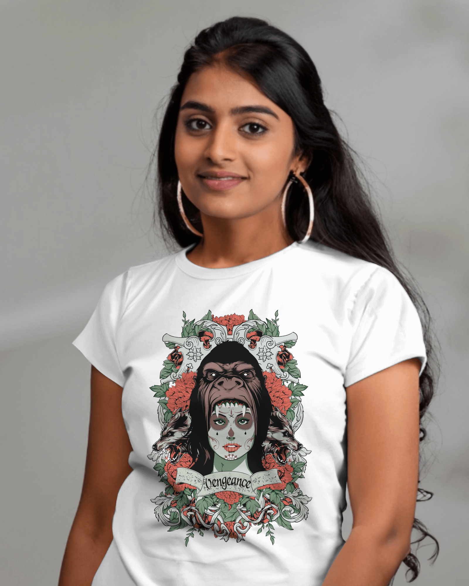 Premium Vengeance Gothic Art Regular T-shirt - YORD