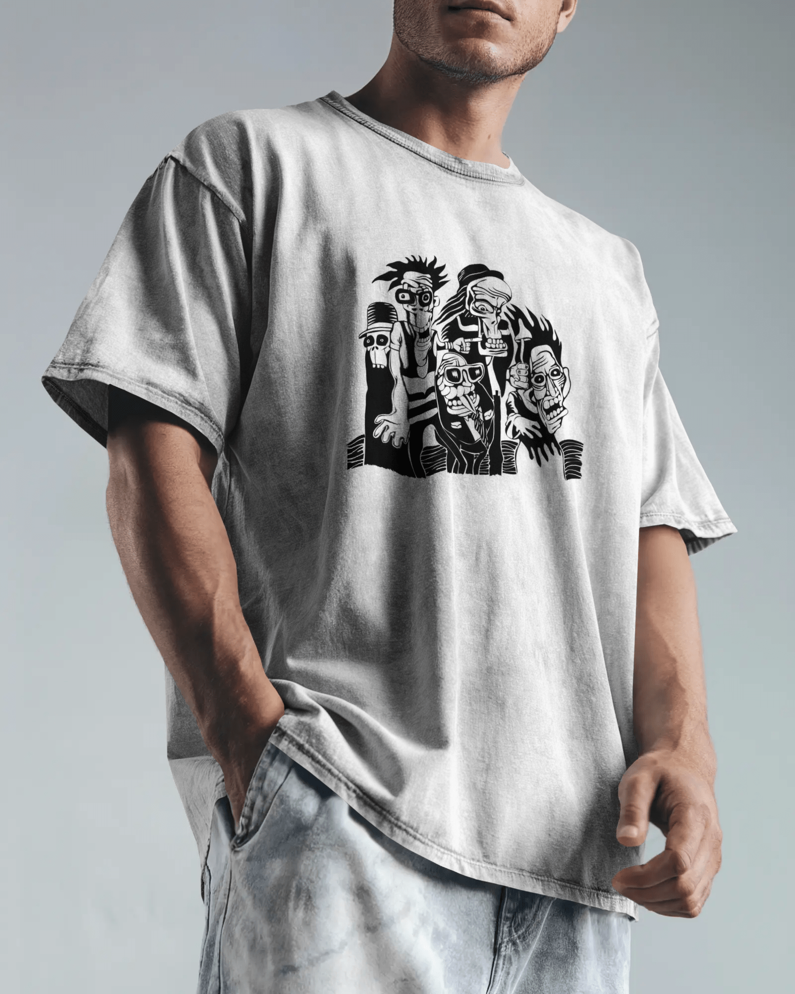 Premium Zombie Squad Oversized T-shirt | Limited Edition - YORD