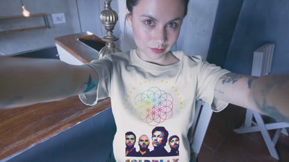 Premium Coldplay Oversized Concert T-Shirt - French Terry Cotton (240 GSM)