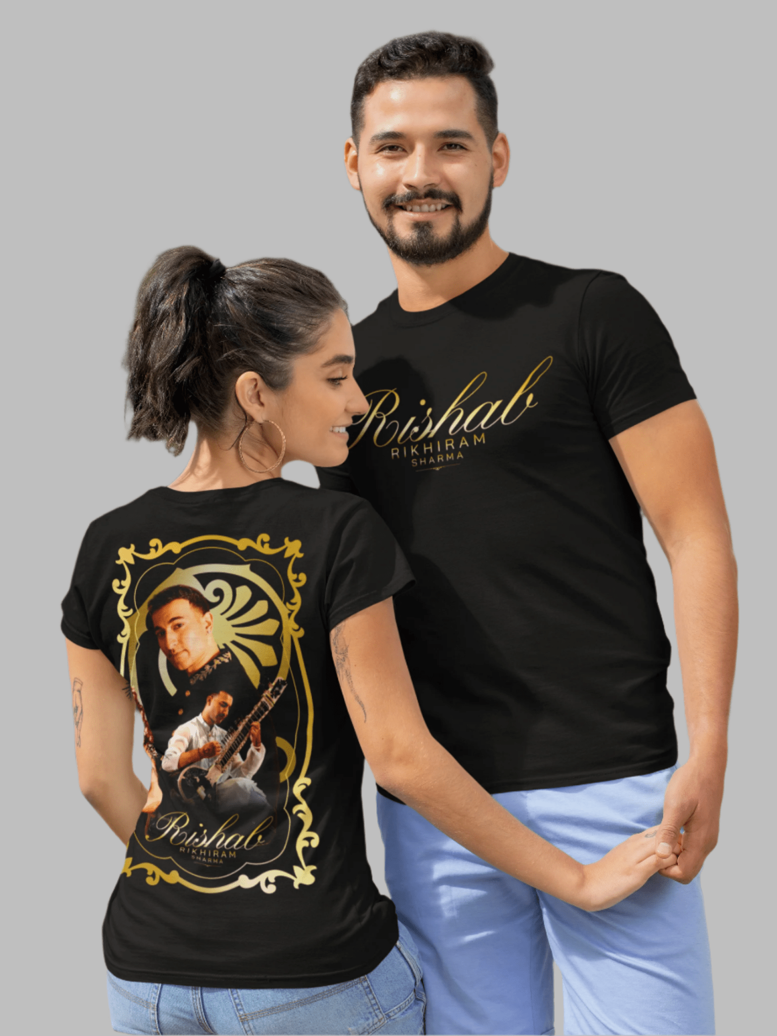Rishab Rikhiram Sharma Premium Concert T-Shirt – Luxury Double - Sided Print Design - YORD