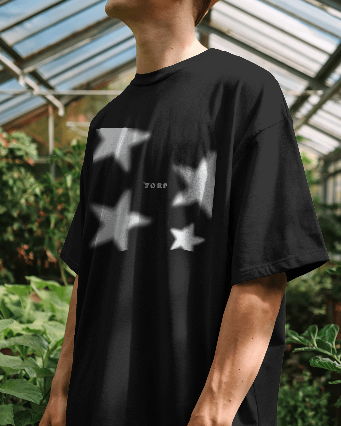 Premium Cosmic Stars Oversized T-Shirt | Limited Edition