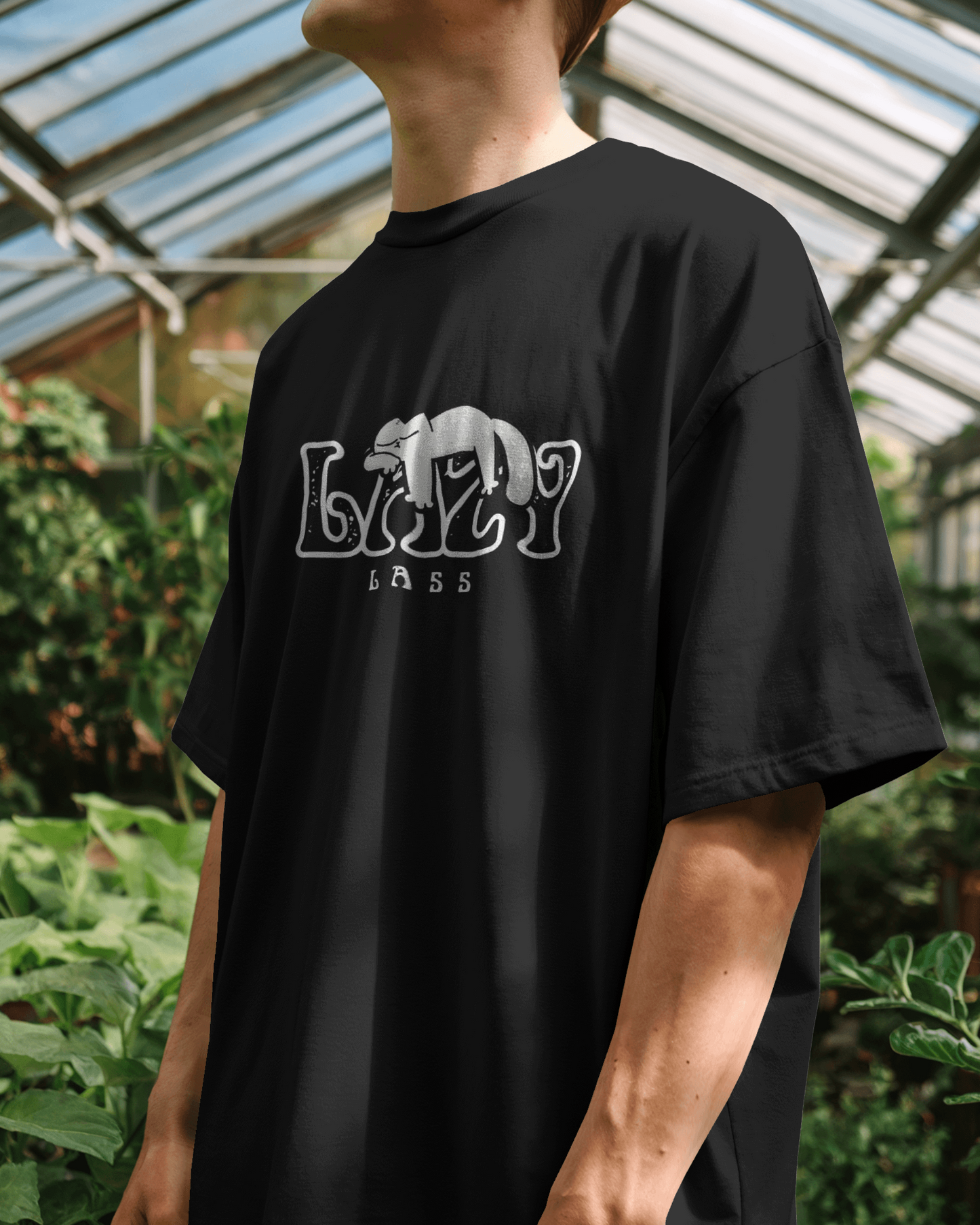 Premium Lazy Bass Cat Oversized T-shirt | Limited Edition