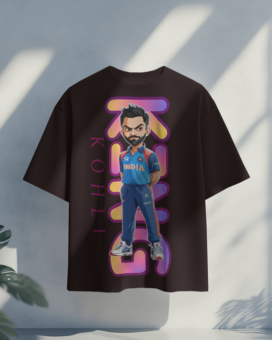 Premium India Cricket Cartoon T-Shirt - Limited Edition
