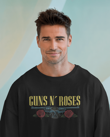 Premium Oversized Guns N' Roses Rock Band T-shirt | Limited Edition