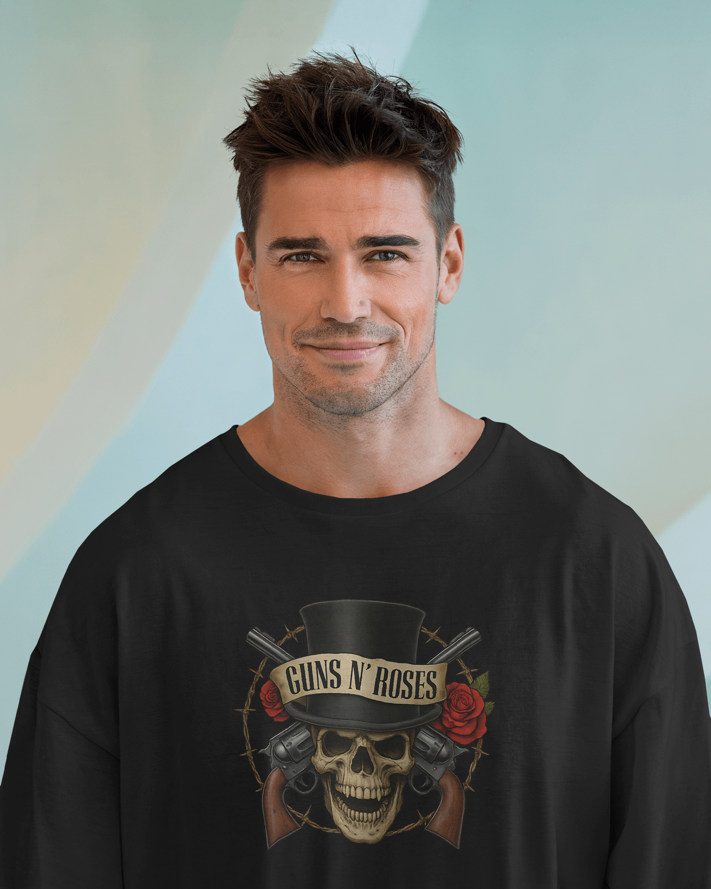Premium Guns N' Roses Skull Oversized T-shirt | Limited Edition