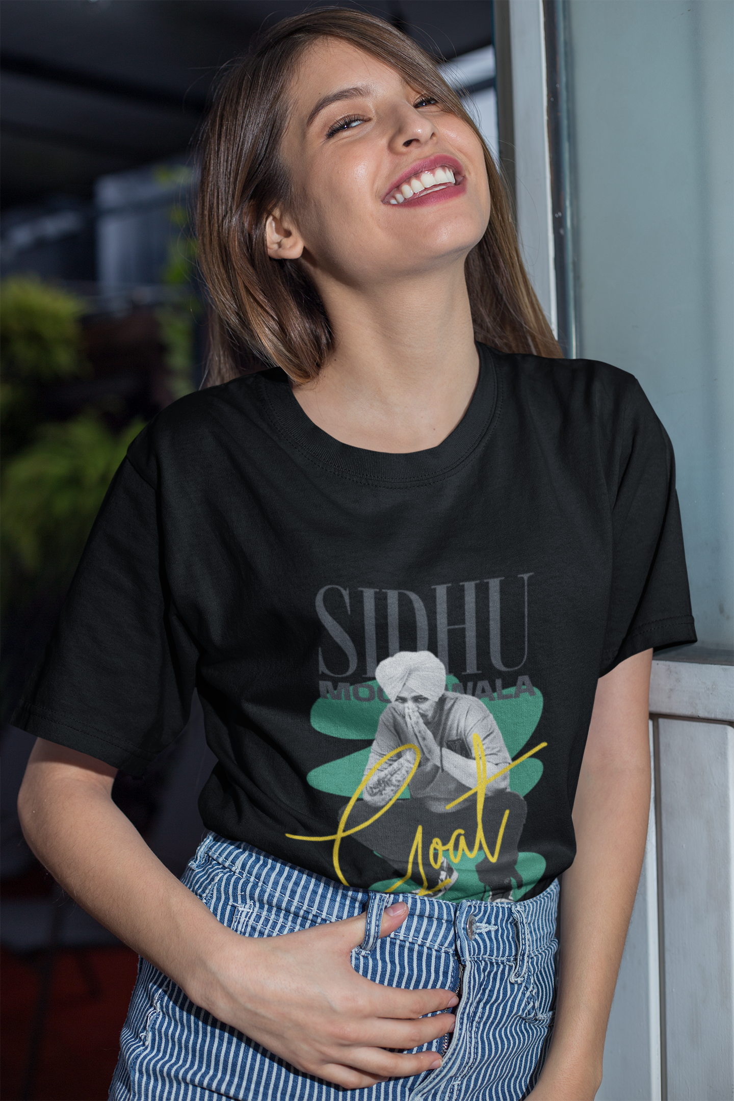 Premium Sidhu Moosewala GOAT Limited Edition Oversized T-shirt