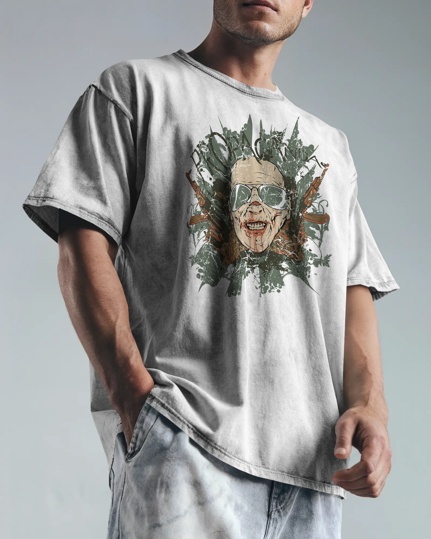Premium Winged Skull Oversized T-shirt | Limited Edition