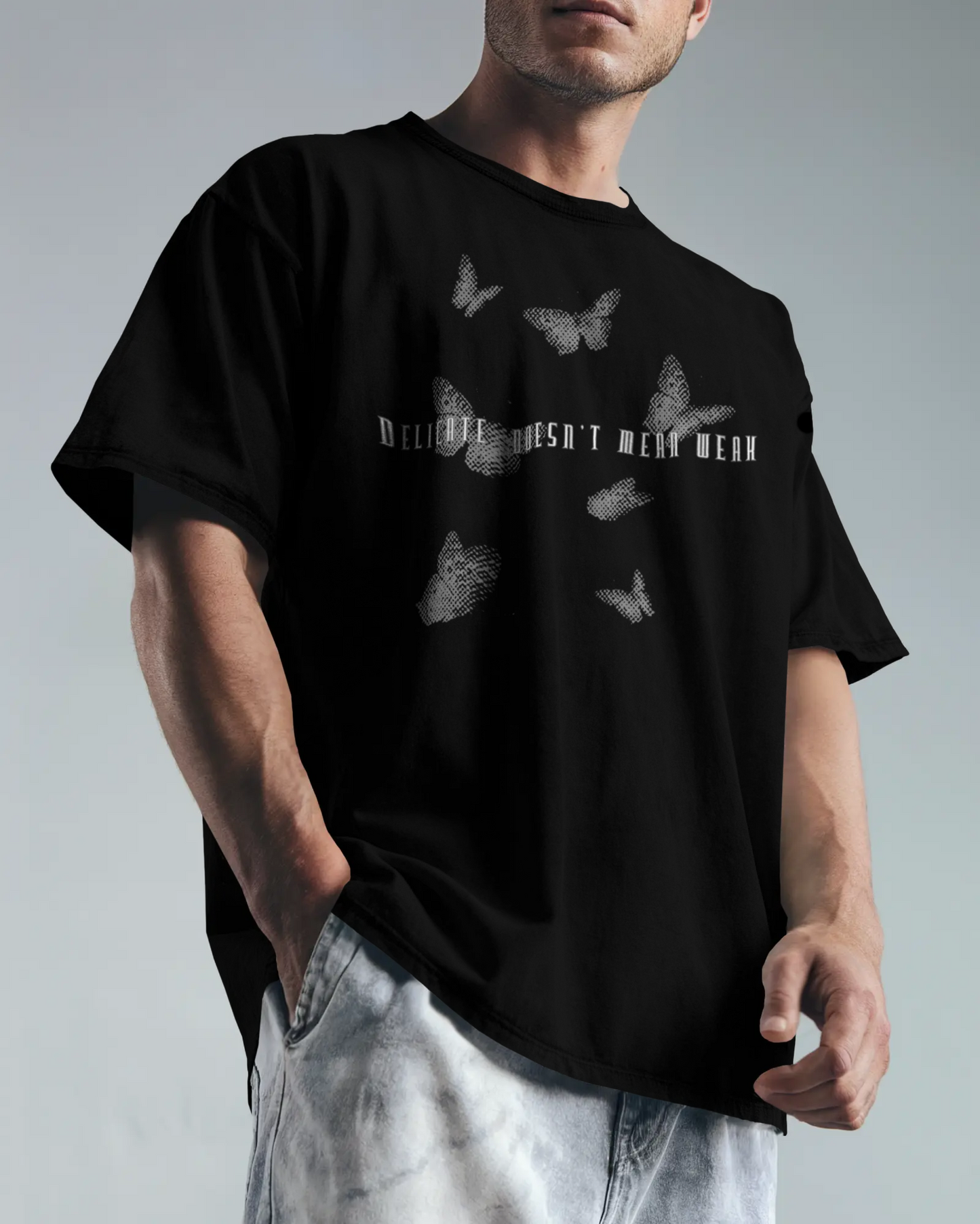 Premium Delicate Butterfly Oversized T-shirt