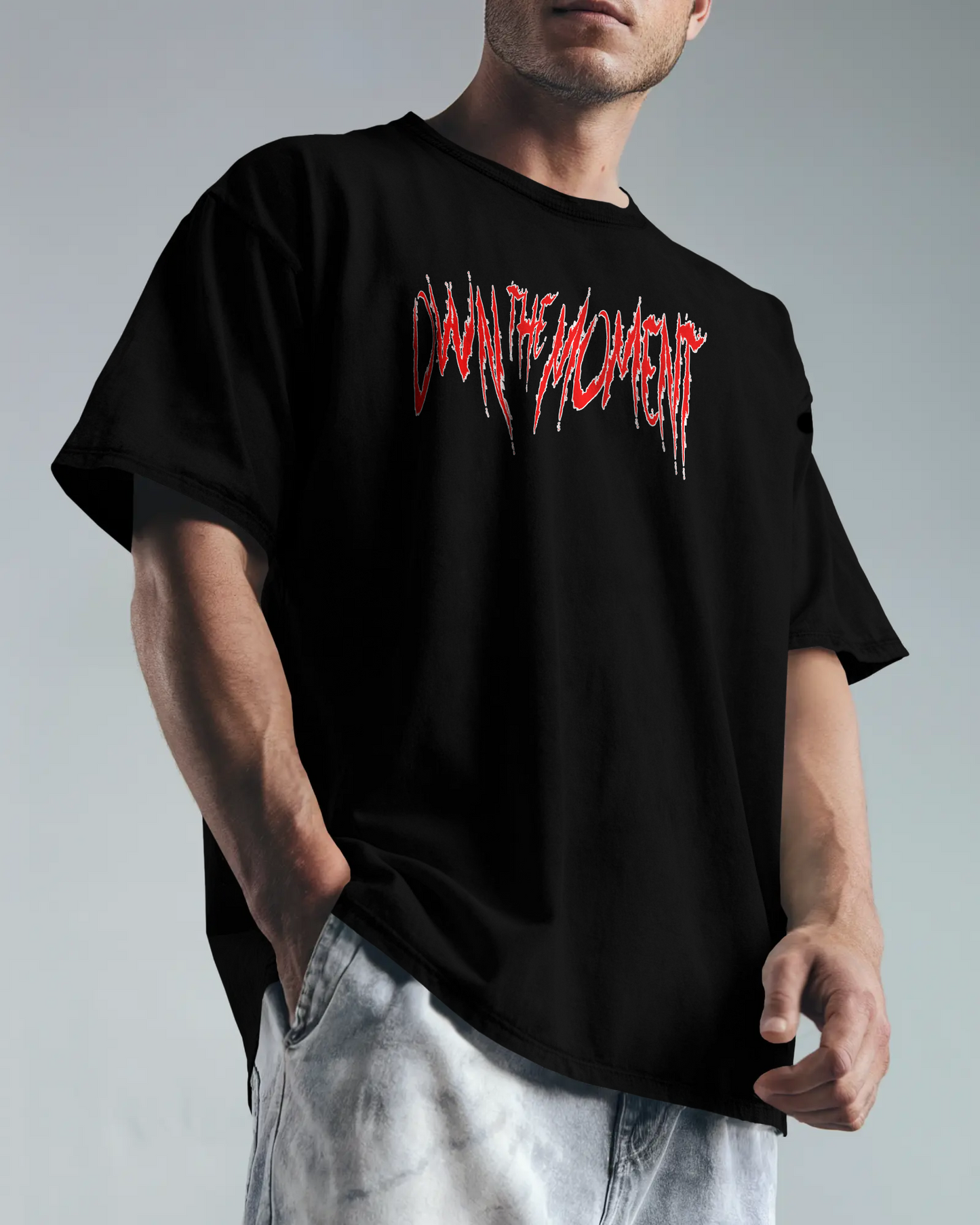 Premium OWN THE MOMENT Oversized T-Shirt | Limited Edition