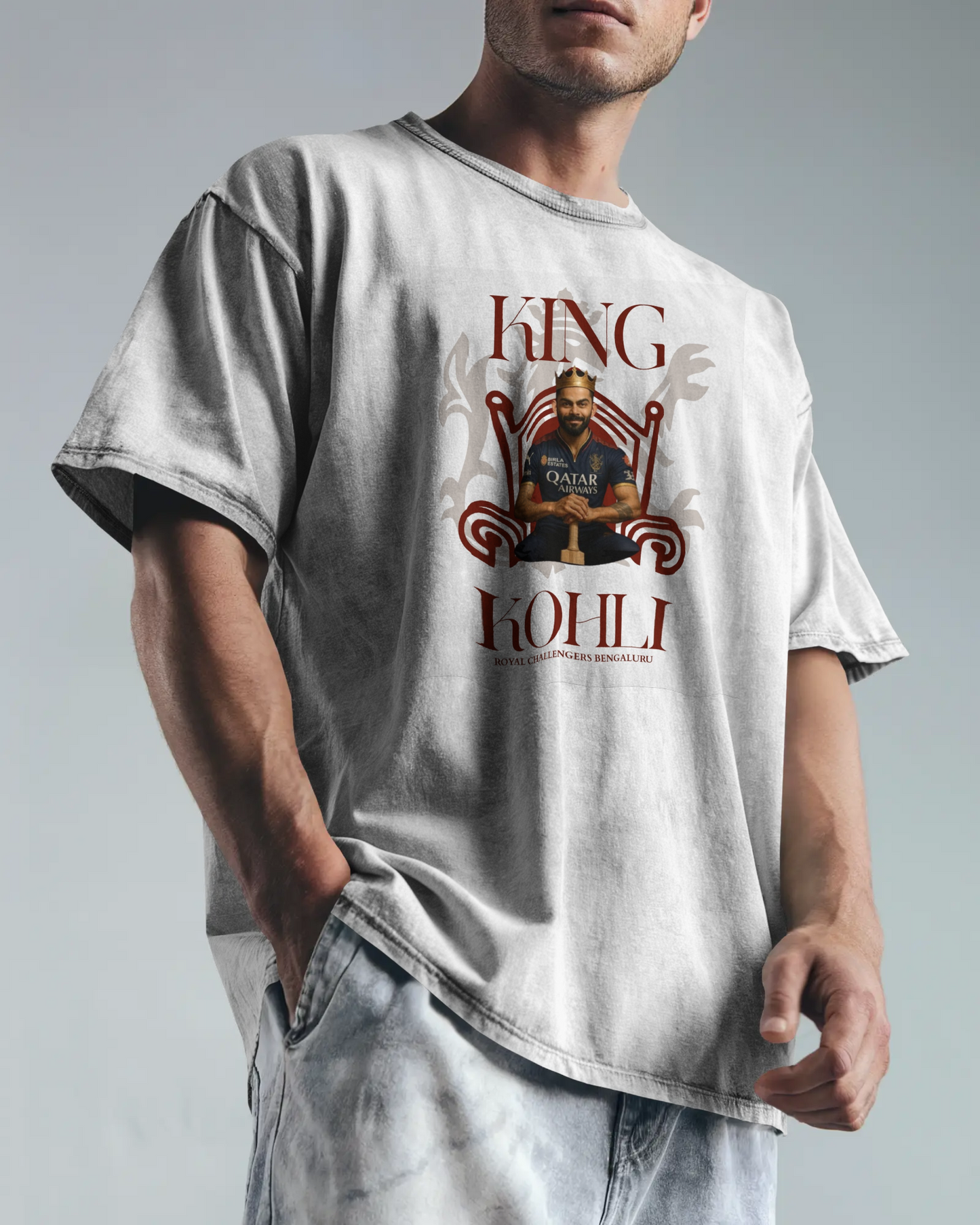 Premium Oversized Virat Kohli  Cricket Fan T-shirt - Limited Edition