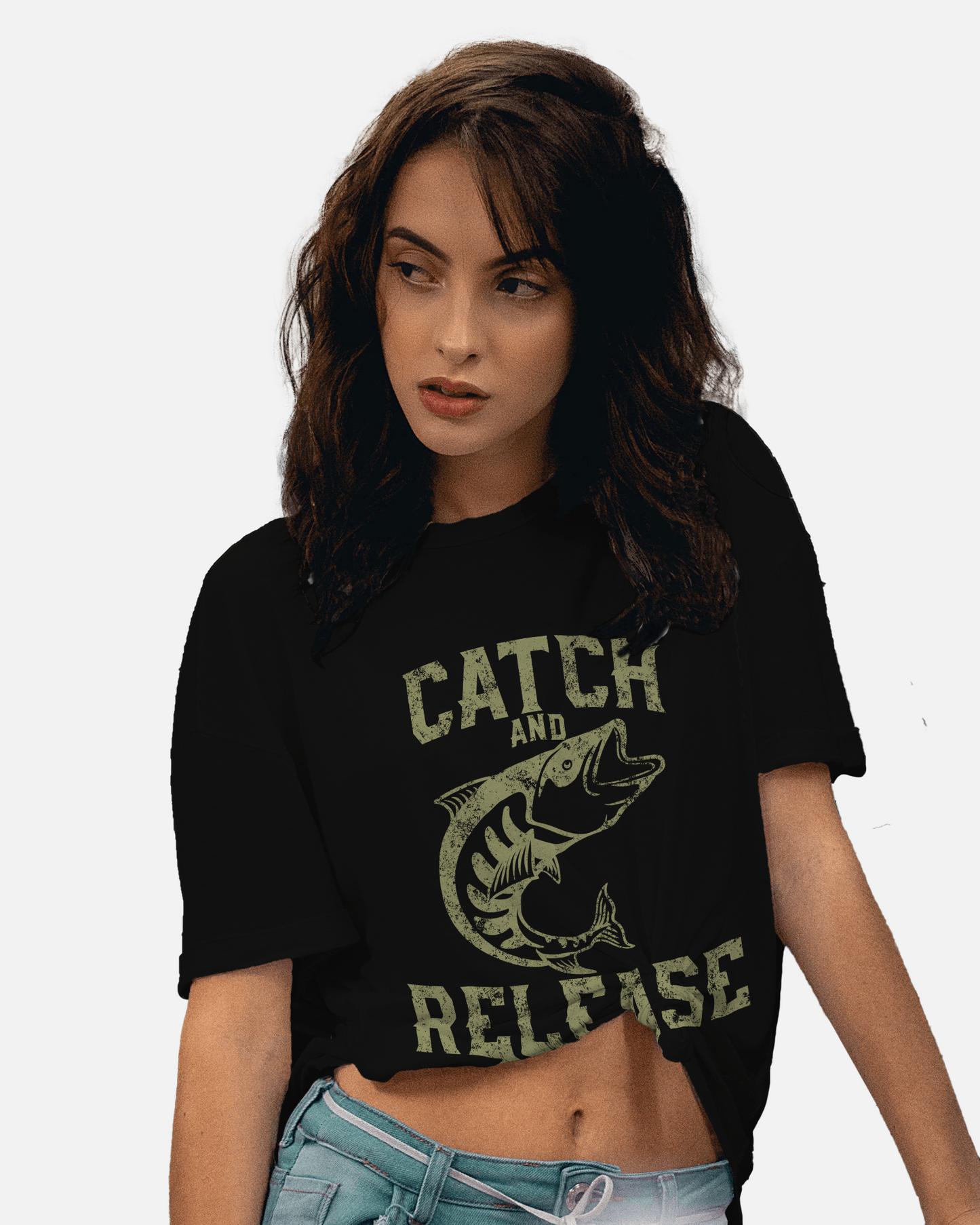 Premium Catch and Release Bass Fishing Regular T-shirt