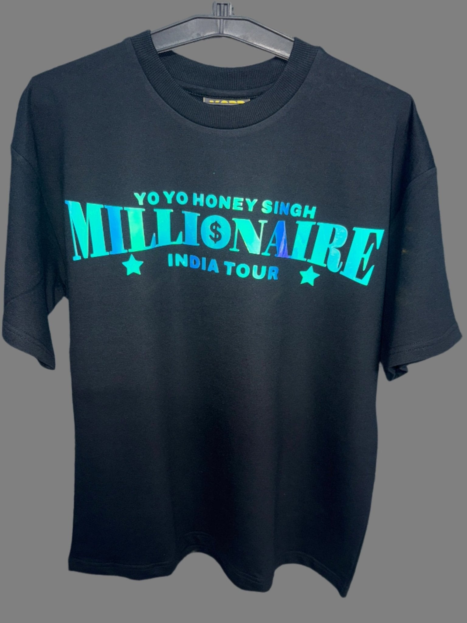 Yo Yo Honey Singh Millionaire India Tour - Premium Holographic Print T-Shirt With TWO Fridge Magnets FREE - YORD